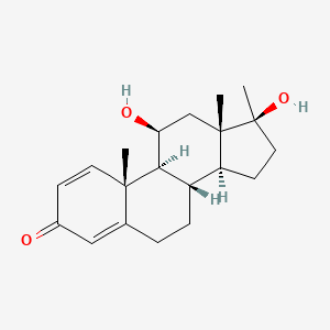 11beta,17beta-Dihydroxy-17alpha-methylandrosta-1,4-dien-3-one