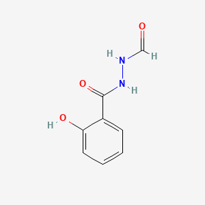 molecular formula C8H8N2O3 B1246007 N'-formyl-2-hydroxybenzohydrazide 