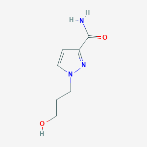 1-(3-hydroxypropyl)-1H-pyrazole-3-carboxamide