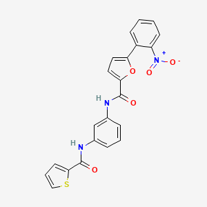 5-(2-nitrophenyl)-N-{3-[(thiophen-2-ylcarbonyl)amino]phenyl}furan-2-carboxamide