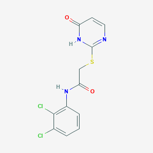 N-(2,3-dichlorophenyl)-2-[(4-hydroxypyrimidin-2-yl)sulfanyl]acetamide