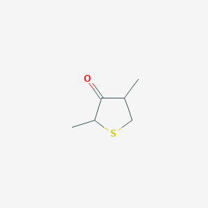 molecular formula C6H10OS B124605 2,4-二甲基噻环-3-酮 CAS No. 106014-15-7