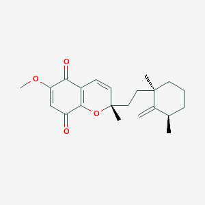 molecular formula C22H28O4 B1246059 metachromin E 