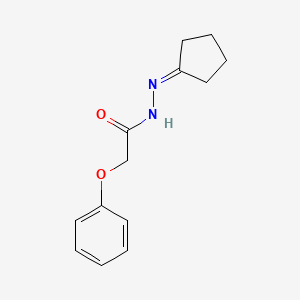 N'-cyclopentylidene-2-phenoxyacetohydrazide