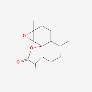 7,9a-dimethyl-4-methylidenedecahydro-3H-oxireno[7,8]naphtho[8a,1-b]furan-3-one