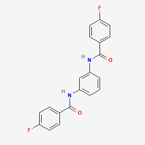 N,N'-benzene-1,3-diylbis(4-fluorobenzamide)