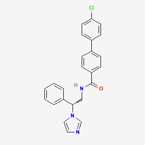 (1,1'-Biphenyl)-4-carboxamide, 4'-chloro-N-((2R)-2-(1H-imidazol-1-yl)-2-phenylethyl)-