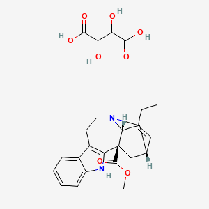 (+-)-Tartaric acid; catharanthine