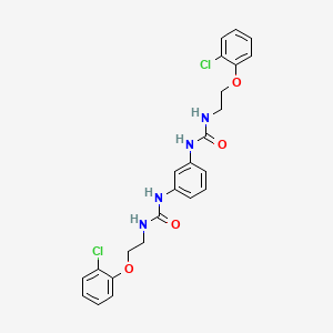 1,1'-Benzene-1,3-diylbis{3-[2-(2-chlorophenoxy)ethyl]urea}