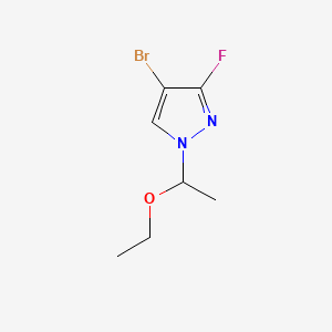 4-bromo-1-(1-ethoxyethyl)-3-fluoro-1H-pyrazole