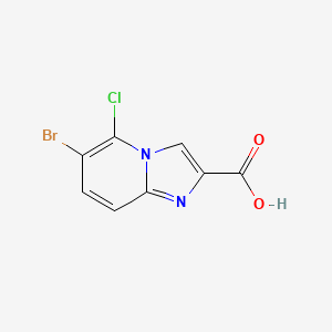 6-Bromo-5-chloroimidazo[1,2-a]pyridine-2-carboxylic acid