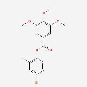 4-Bromo-2-methylphenyl 3,4,5-trimethoxybenzoate