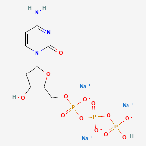 molecular formula C9H13N3Na3O13P3 B12461139 Deoxycytidine triphosphate trisodium salt 