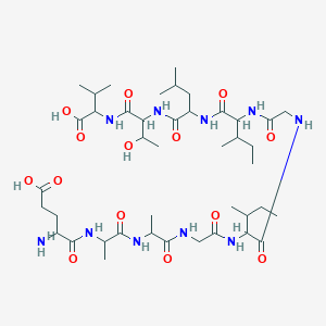 molecular formula C42H74N10O14 B12461148 MART-1 (26-35) (human) 