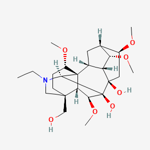 molecular formula C25H41NO7 B1246115 Lycoctonine 