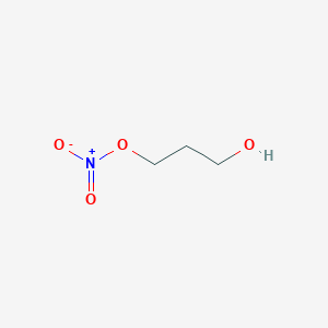 molecular formula C3H7NO4 B1246119 3-Nitrooxypropanol 