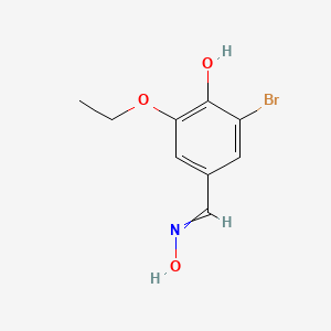 2-bromo-6-ethoxy-4-[(E)-(hydroxyimino)methyl]phenol