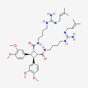 molecular formula C42H64N8O6 B1246133 Caracasandiamide 