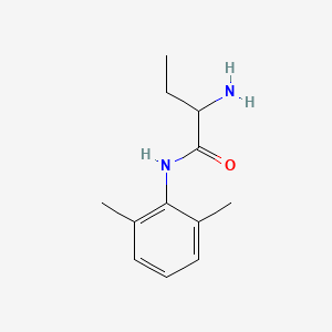 molecular formula C12H18N2O B1246134 2-amino-N-(2,6-dimethylphenyl)butanamide 