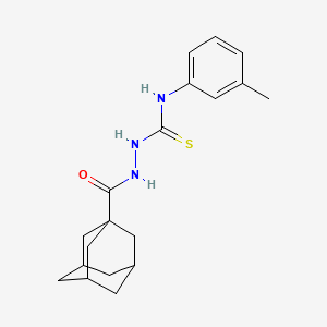 N-(3-methylphenyl)-2-(tricyclo[3.3.1.1~3,7~]dec-1-ylcarbonyl)hydrazinecarbothioamide