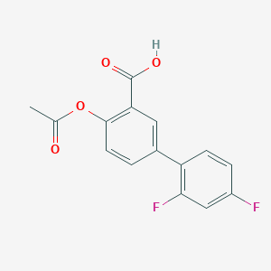 molecular formula C15H10F2O4 B1246137 O-Acetyldiflunisal CAS No. 55543-97-0