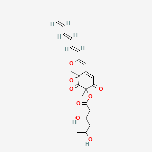 molecular formula C23H26O8 B1246139 Patulodin 
