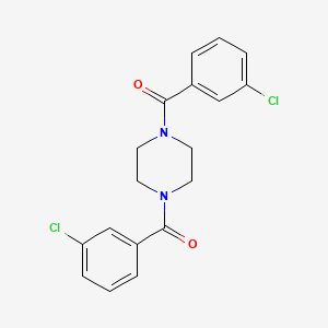 1,4-Bis(3-chlorobenzoyl)piperazine