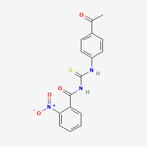 N-[(4-acetylphenyl)carbamothioyl]-2-nitrobenzamide