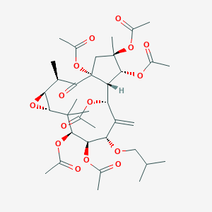 molecular formula C36H52O15 B1246143 Esulatin A 