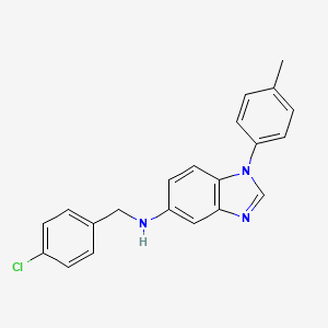 N-(4-chlorobenzyl)-1-(4-methylphenyl)-1H-benzimidazol-5-amine