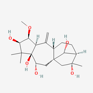 molecular formula C21H34O6 B1246175 Rhodpmolin A 