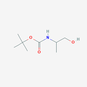 molecular formula C8H17NO3 B124618 叔丁基（1-羟基丙烷-2-基）氨基甲酸酯 CAS No. 147252-84-4