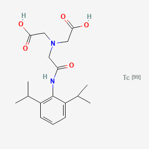 molecular formula C18H26N2O5Tc B1246182 锝-99m 二索芬 