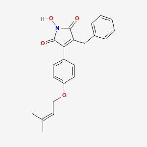 molecular formula C22H21NO4 B1246191 Himanimide C 