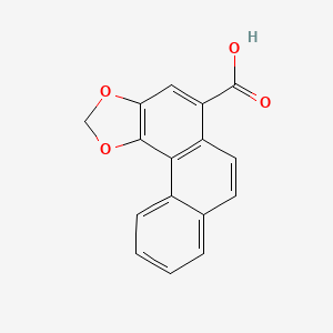 molecular formula C16H10O4 B1246196 Demethylaristofolin E 