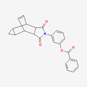 3-(1,3-dioxooctahydro-4,6-ethenocyclopropa[f]isoindol-2(1H)-yl)phenyl benzoate