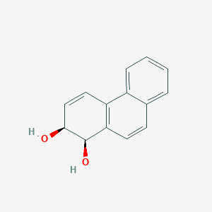molecular formula C14H12O2 B1246205 (1R,2S)-1,2-二氢菲-1,2-二醇 