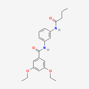 N-[3-(butanoylamino)phenyl]-3,5-diethoxybenzamide