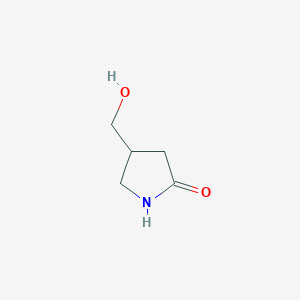molecular formula C5H9NO2 B124621 4-(Hydroxymethyl)pyrrolidin-2-one CAS No. 64320-89-4