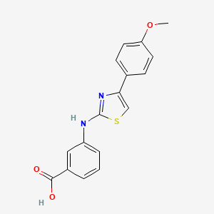 3-{[4-(4-Methoxyphenyl)-1,3-thiazol-2-yl]amino}benzoic acid