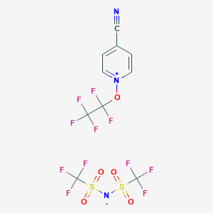 4-Cyano-N-pentafluoroethoxypyridinium triflimide