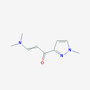 (2E)-3-(dimethylamino)-1-(1-methylpyrazol-3-yl)prop-2-en-1-one