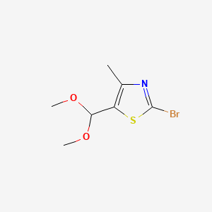 2-Bromo-5-(dimethoxymethyl)-4-methylthiazole