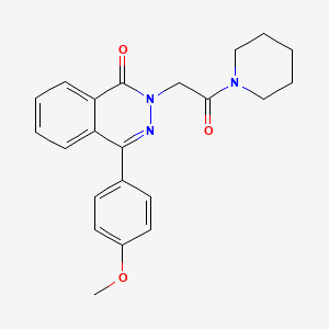 4-(4-methoxyphenyl)-2-[2-oxo-2-(piperidin-1-yl)ethyl]phthalazin-1(2H)-one