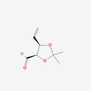 B124623 D-erythro-Pent-4-enose, 4,5-dideoxy-2,3-O-(1-methylethylidene)-(9CI) CAS No. 155934-55-7