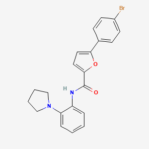 5-(4-bromophenyl)-N-[2-(pyrrolidin-1-yl)phenyl]furan-2-carboxamide