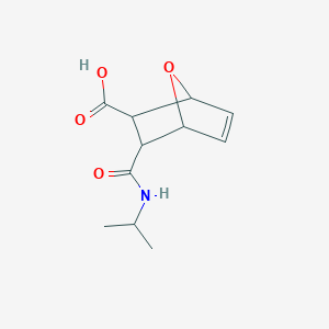 3-(Propan-2-ylcarbamoyl)-7-oxabicyclo[2.2.1]hept-5-ene-2-carboxylic acid