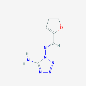 N1-(2-Furanylmethylene)-1H-tetrazole-1,5-diamine