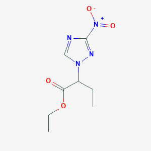 ethyl 2-(3-nitro-1H-1,2,4-triazol-1-yl)butanoate