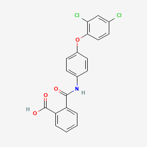 2-{[4-(2,4-Dichlorophenoxy)phenyl]carbamoyl}benzoic acid